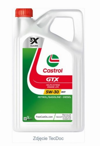 ACEITE CASTROL 5W30 GTX RN17 5L CAS 5W30 GTX RN17 5L Original
