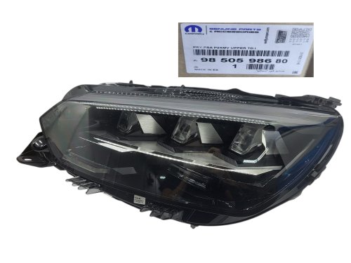 Reflector izquierdo 9850598680 Peugeot 2008 II Original Nuevo