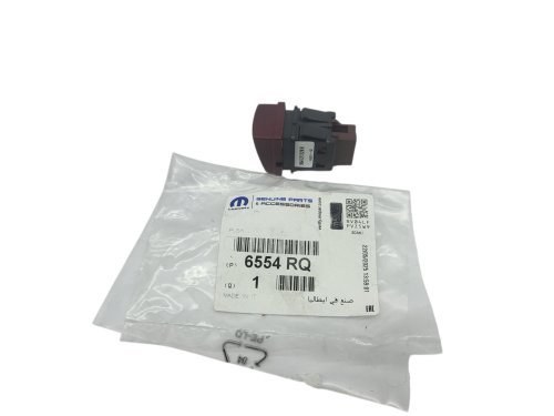 Interruptor de luces de emergencia 6554RQ 6554.RQ Peugeot 206+/207 Original Nuevo