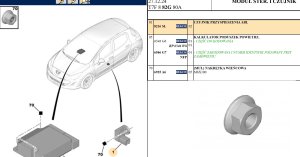Sensor de impacto Peugeot 308 9660923480 8216.SL Original de segunda mano
