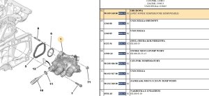 Carcasa del termostato 1.4  1.6 VTI Peugeot 308 V754184680 9810916880 Original de segunda mano