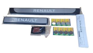 Cubiertas de umbrales 8201665635 Delanteras y traseras Renault Koleos II Originales Nuevas