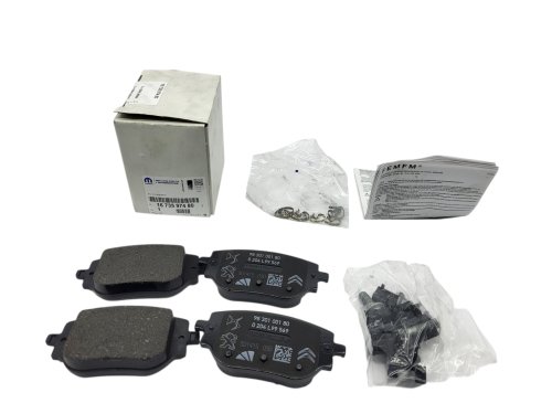 Pastillas de freno traseras 1673597480 Peugeot Expert 16 - Original nuevo