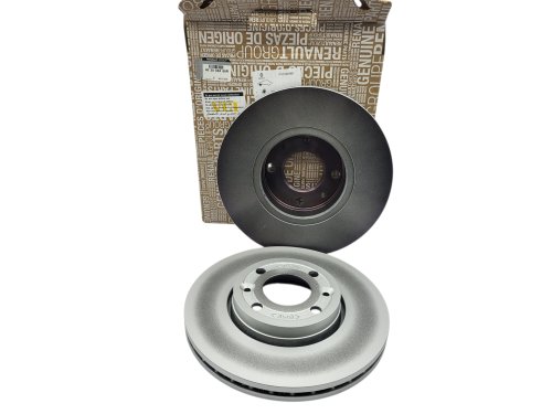 Disco de freno delantero completo 402068466R Renault Dacia Original Nuevo