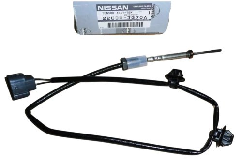Sensor de temperatura de los gases de escape 22630JG73A Renault Koleos 2.0 dCi, original y nuevo