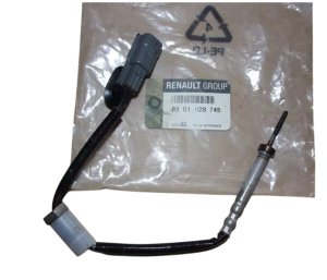 Sensor de temperatura de los gases de escape 8201028745 Renault 1.5 dCi Original Nuevo