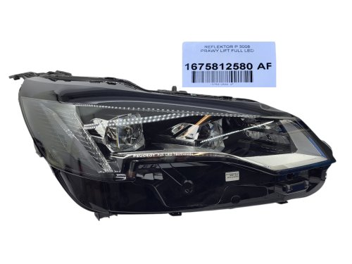 Reflector Lift Full Led derecho 1675812580 Peugeot 3008 II Original Nuevo