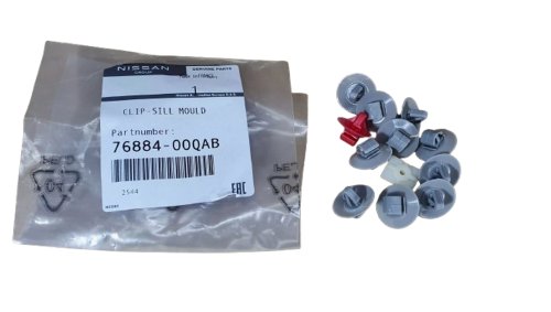Clip para molduras laterales 7688400QAB Juego de 12 unidades Renault Kangoo/Master II Original Nuevo