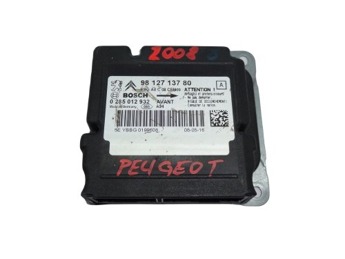 Controlador  Sensor Air Bag  2008   9812713780 0285012932