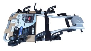 Portabicicletas 7711577327 Dacia Express Hang-On para 3 bicicletas, original y nuevo