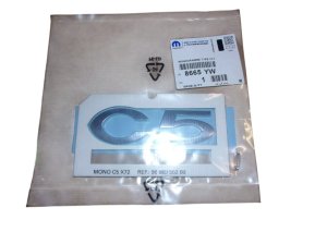 Emblema trasero 8665YW 8665.YW Citroën C5 III Original Nuevo