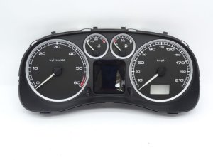 Cuentakilómetros Cuadro de instrumentos Peugeot 307 9636708880 E 05