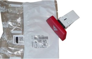 Interruptor de emergencia 6490NG Citroën C1, Peugeot 107