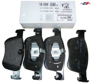 Pastillas de freno delanteras 1609898380 Citroën C4 Picasso Nuevas originales