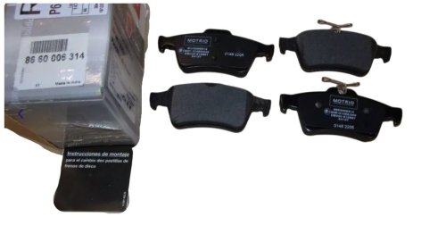 Pastillas de freno 8660006314 Renault Laguna III Citroën C5 III Traseras Originales Nuevas