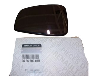 Carcasa del retrovisor 963660001R Renault Laguna III Izquierda Blanca Original Nueva