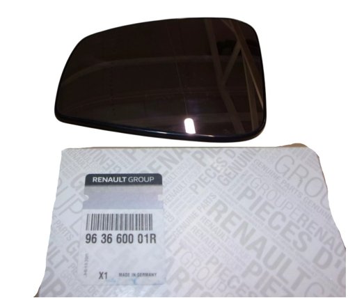 Carcasa del retrovisor 963660001R Renault Laguna III Izquierda Blanca Original Nueva