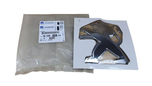 Emblema delantero 1612024280 Peugeot Boxer III Original Nuevo