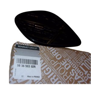 Carcasa del retrovisor derecho 963656392R Renault Kangoo II, nueva y original