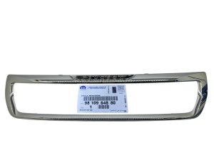 Barra cromada del parachoques 9810964880 Peugeot Partner III Original