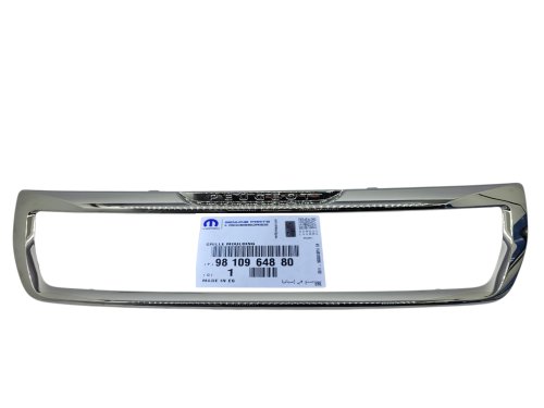 Barra cromada del parachoques 9810964880 Peugeot Partner III Original
