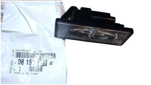 Luz de matrícula 9815225980 Citroën Peugeot Original Nueva