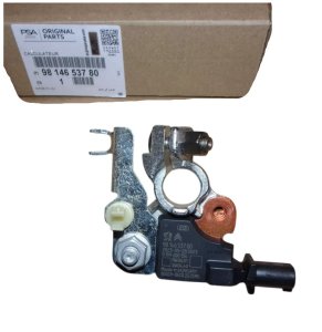 Terminal negativo con sensor 9814653780 Citroën Peugeot Original Nuevo