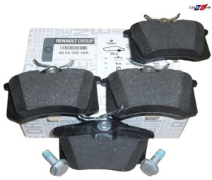 Pastillas de freno Renault Megane 99-08 Traseras 440605839R