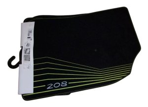 Alfombrillas de terciopelo 1613457580 Peugeot 208 Originales Nuevas